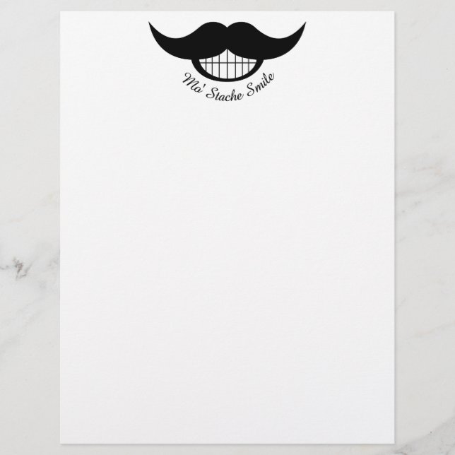 Sorriso de bigode (Frente)