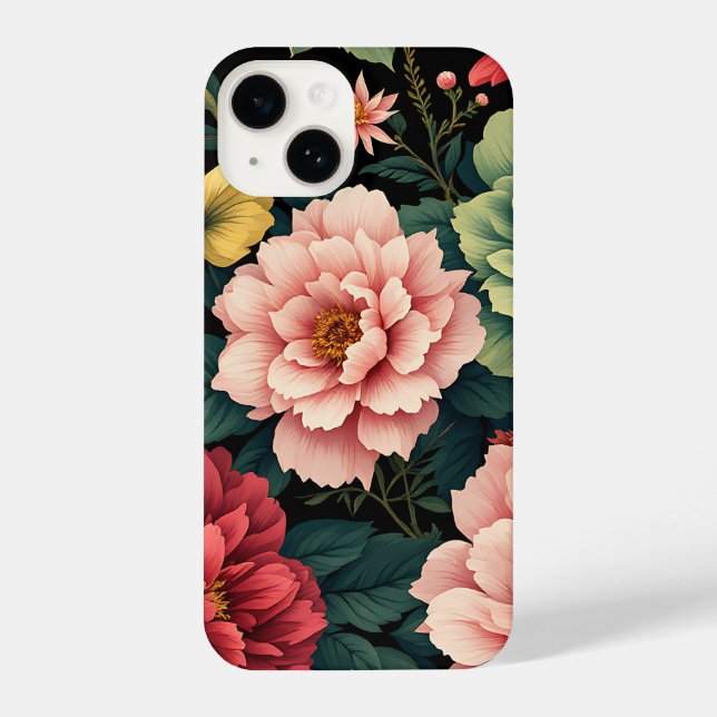 Sorriso de girassol: Capa de telefone floral brilh (Verso)