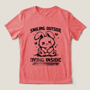 Sorriso Exterior Morrendo por Dentro Camiseta de c