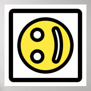Sorriso Que Não Está Muito Certo – Impressão de Ro
