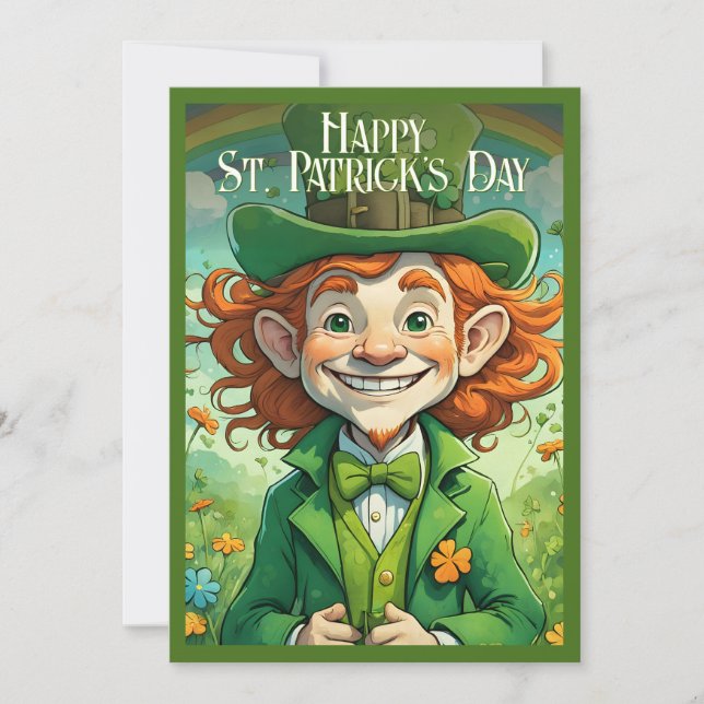 Sorrisos de sorte na Rua. Dia de Patrick (Frente)