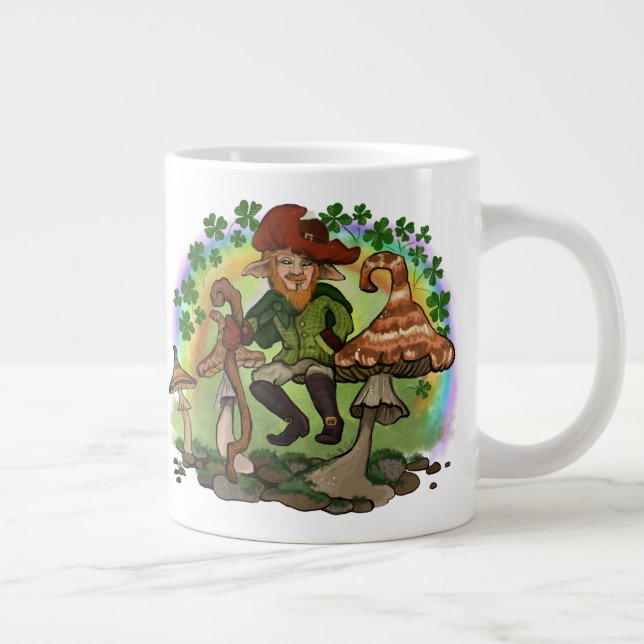 Sorte estar com Yee! Caneca de Leprechaun (Direita)