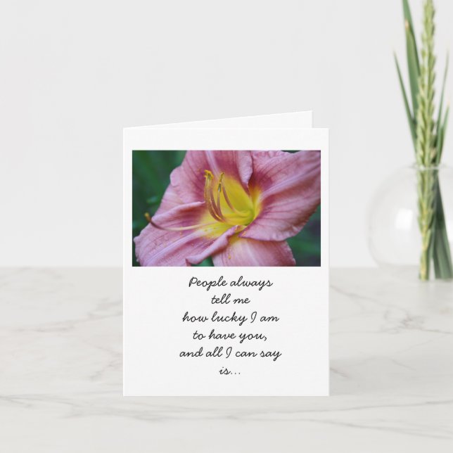 Sorte ter seu cartão floral (Frente)