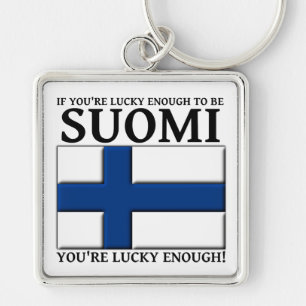 Sortudo O Suficiente Para Ser Suomi Chaveiro