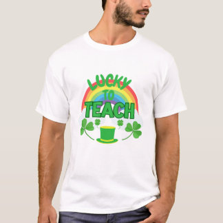Sortudo para Ensinar – Camiseta de Professor do Di