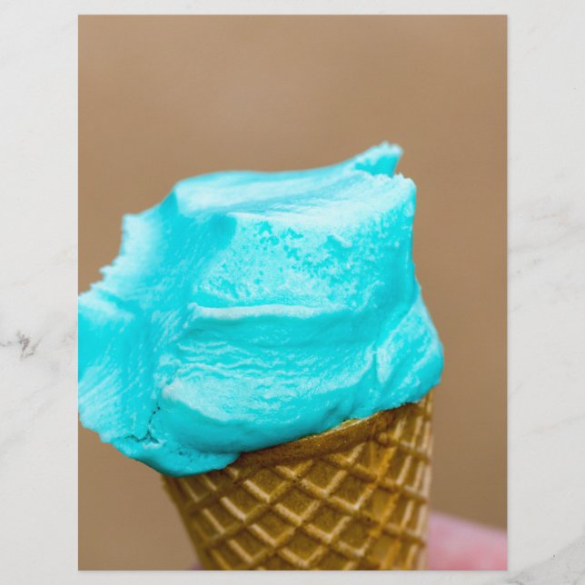 Sorvete com macro waffle (Frente)