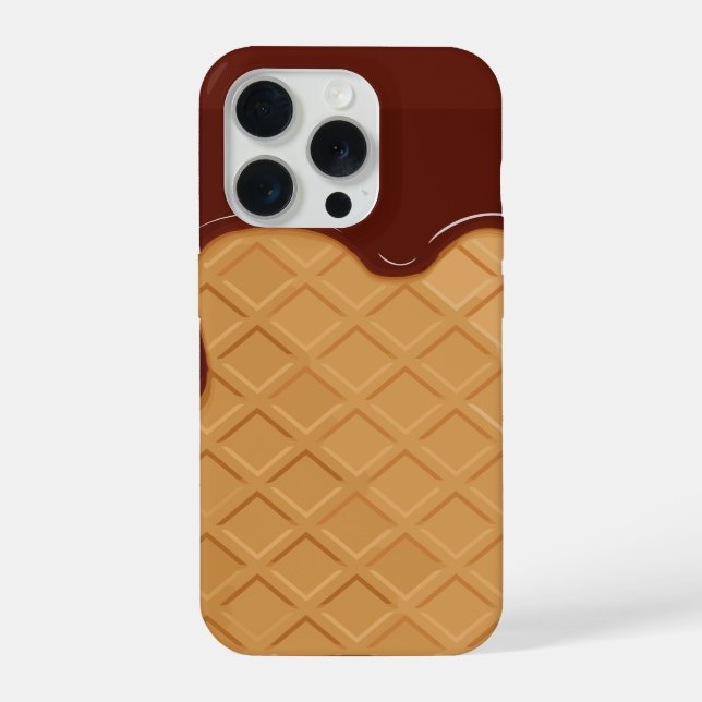 Sorvete Cone como Cobrir iPhone (Verso)