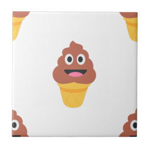 sorvete cone poo emoji