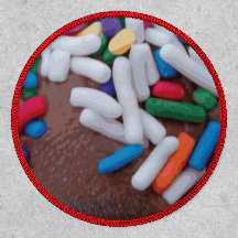 Sorvete de Chocolate Escuro com Espelhos do Arco-Í