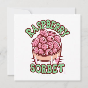 Sorvete de framboesa 