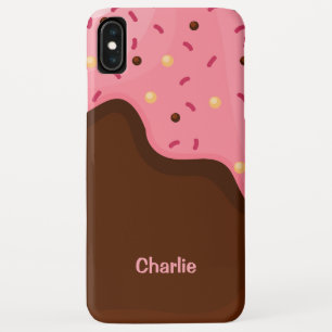Sorvete de nome personalizado capas de telefone de