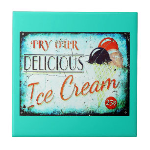 sorvete de sinais de turquesa de  para cerâmica, 