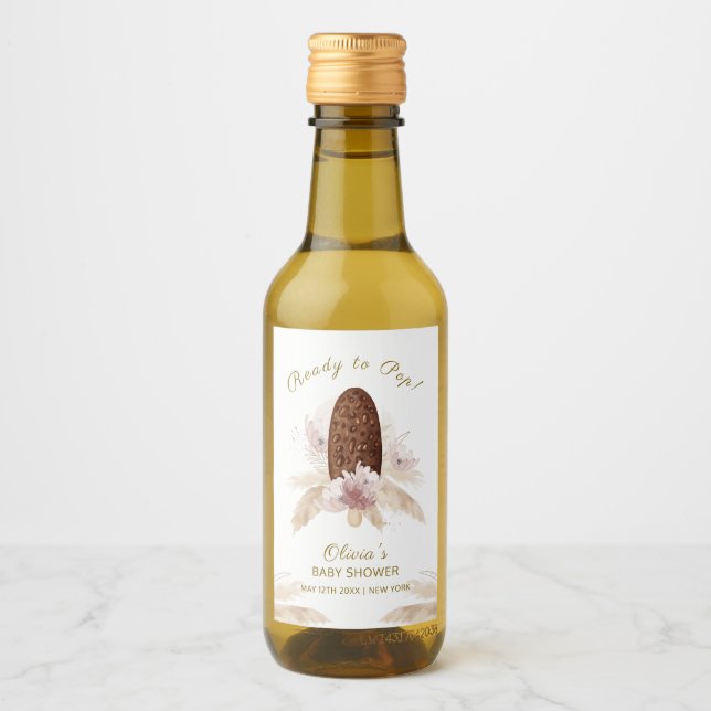 Sorvete Floral Modern Boho Chá de fraldas Popcicel (Frente)