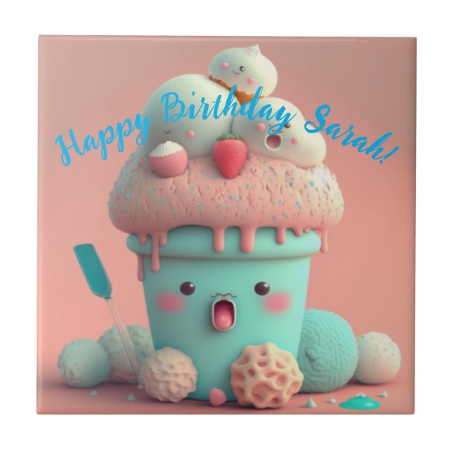 Sorvete Kawaii (Frente)