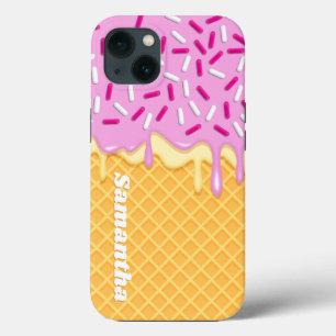 sorvete Kawaii Waffle Cone Popsicle