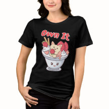Sorvete Own It com Gato Kawaii e Morangos