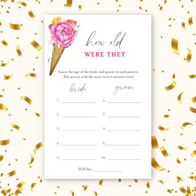 Sorvete - Quantos anos tinham o jogo de noiva (Criador carregado)