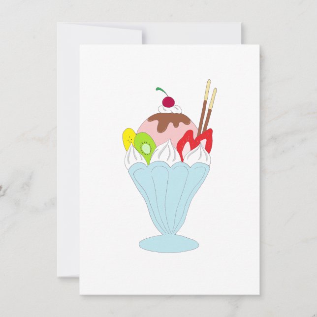 Sorvete Sundae (Frente)