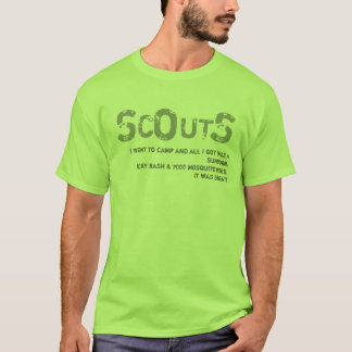 SOS - Camisa de acampamento dos escuteiros de