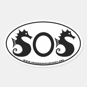 SOS - Sons da etiqueta do Oval do silêncio