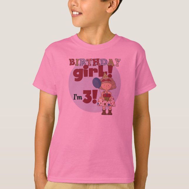 Sou 3 Camisetas e presentes de aniversário (Frente)