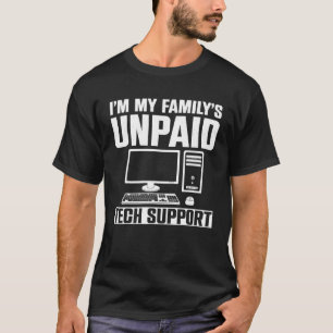 Sou a camisa de suporte técnico não pago da minha