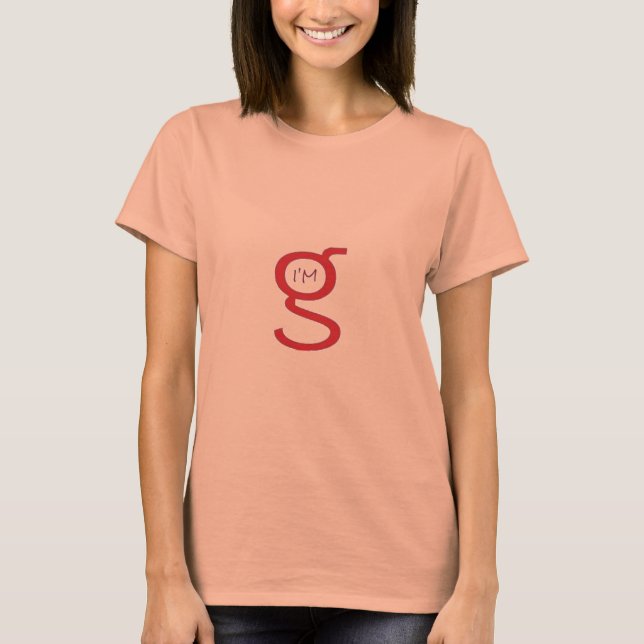 Sou a Camisa do Logotipo G (Frente)