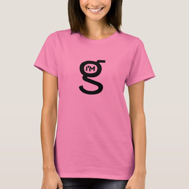 Sou a Camisa do Logotipo G (Frente)