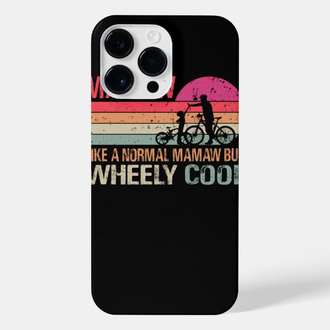 Sou Biker Mamaw Dia de os pais Wheely Cooler (Verso)