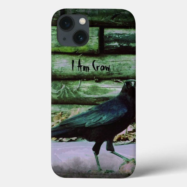 Sou Crow - Caso do iPad Verde (Verso)