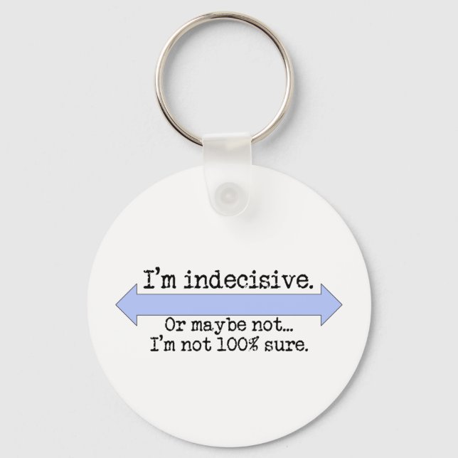 Sou Indeciso Chaveiro (Frente)