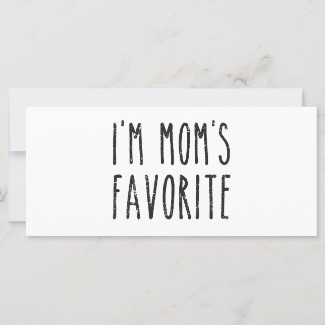 Sou Mãe, filho ou filha favorito (Frente)