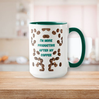 Sou mais produtivo depois da minha caneca de café