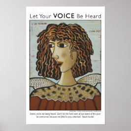 Sou Mulher, Posso Voar Poster de Pássaro