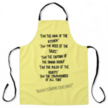 "Sou o chefe" cozinhar Apron