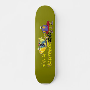 Sou o Grafite do skate - verde/amarelo