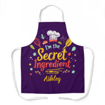 "Sou o Ingrediente Secreto", personalizável Apron