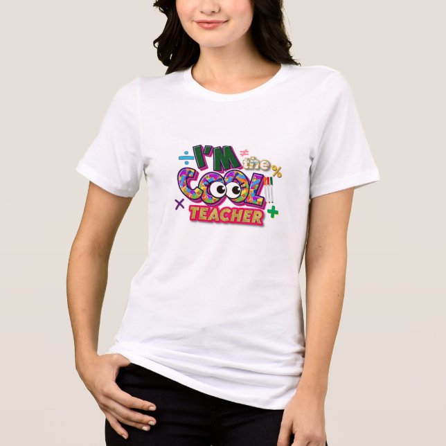 Sou o Legal Professor T-Shirt | Ef De Texto Negrit (Frente)