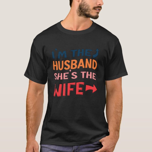 Sou o marido que é a mulher Pullover Hoodie (Frente)