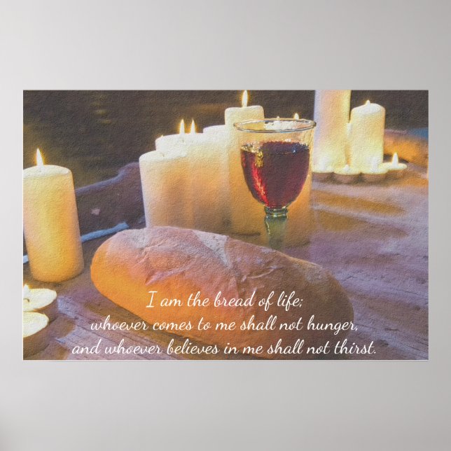 Sou o Pão da Vida Poster (Frente)