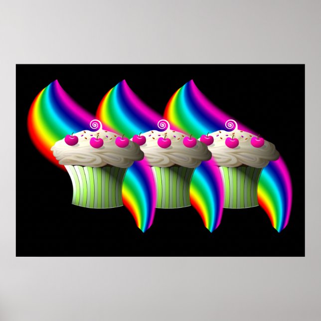Sou o Poster Cupcake doce (Frente)