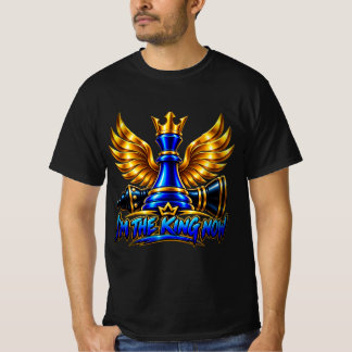 Sou o rei agora do design de boa camiseta