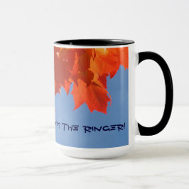 Sou o Ringer! canecas de café Folhas de Outono
