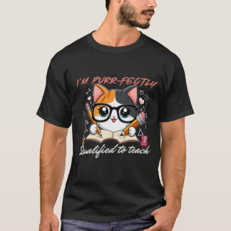Sou qualificado para ensinar Design de camiseta de