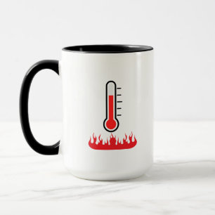 "Sou Quente Demais Para Segurar" Caneca de Fogo e