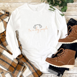 Sou um Cachorro Personalizado de Camisa de Manga L