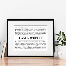 Sou um Poster de ESCRITOR para Escritores e Autore
