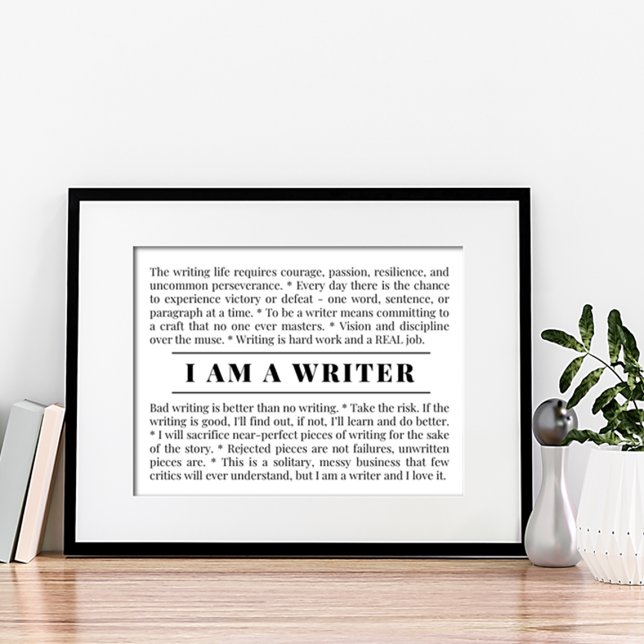 Sou um Poster de ESCRITOR para Escritores e Autore (Criador carregado)