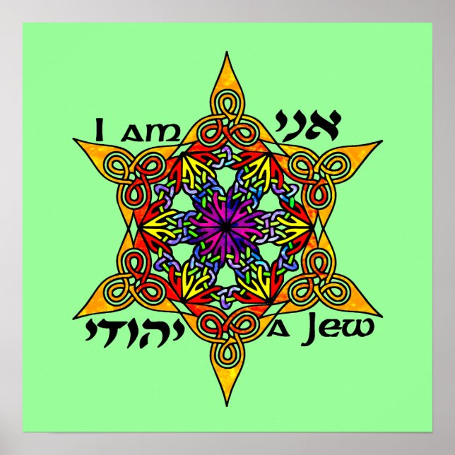 Sou um Poster judeu (Frente)