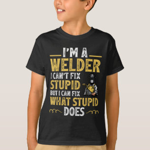 Sou um soldador, não posso consertar Stud Camiseta